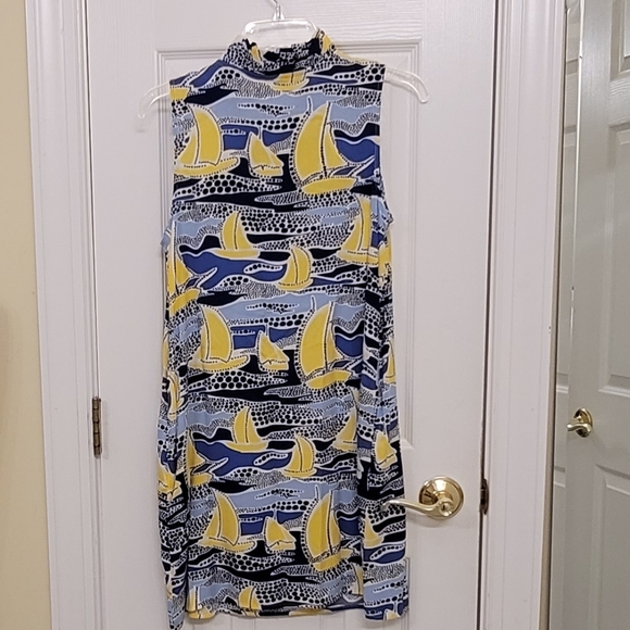 NWT Ruffle-neck Shift Dress - Picture 3 of 12